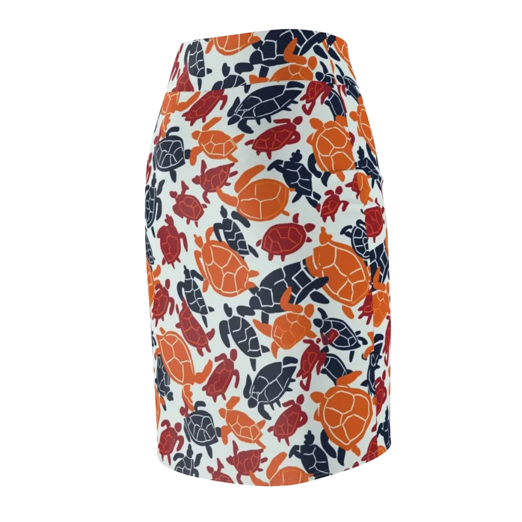 Carapace Parade on Pencil Skirt — Back Side