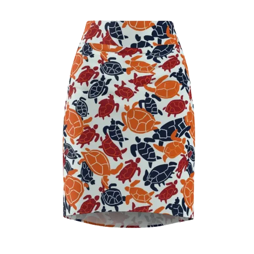 Carapace Parade on a Pencil Skirt