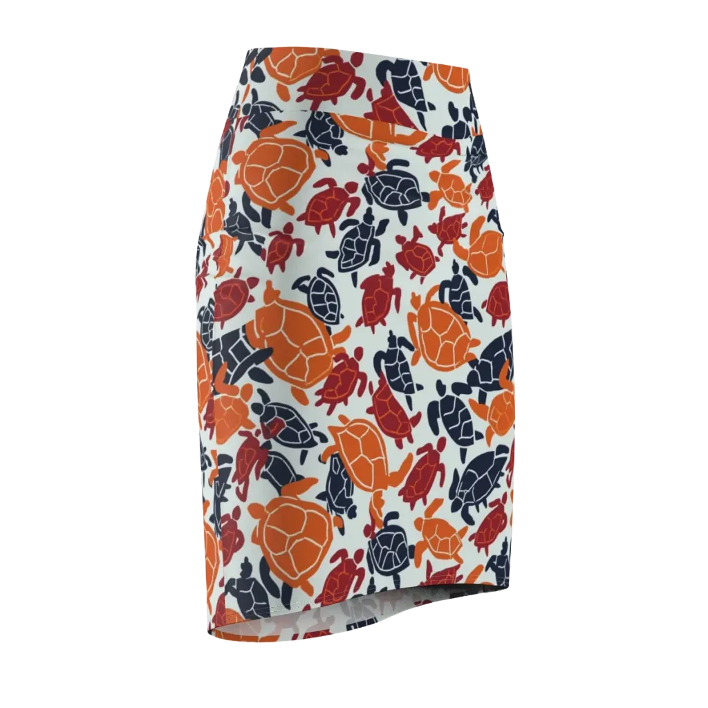 Carapace Parade on Pencil Skirt — Front Side