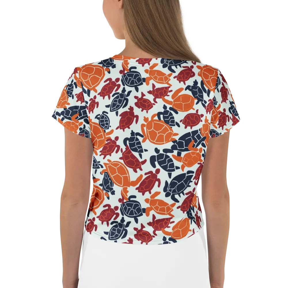Carapace Parade on Crop Tee — Back