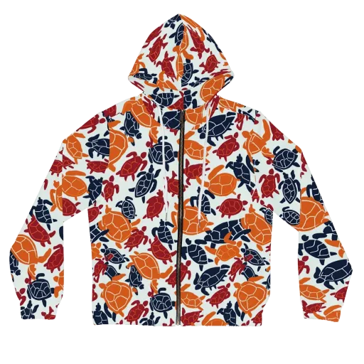Carapace Parade on a Women's Full-Zip Hoodie