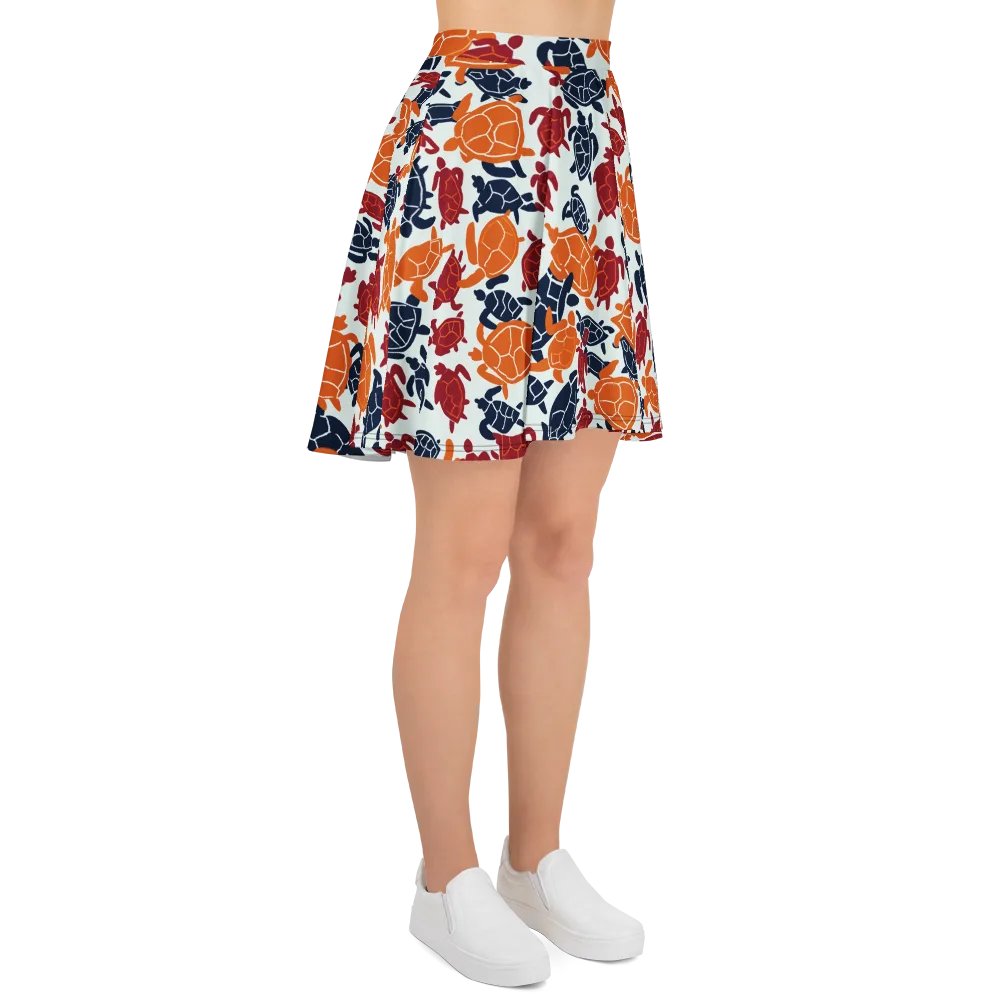 Carapace Parade on Skater Skirt — Right