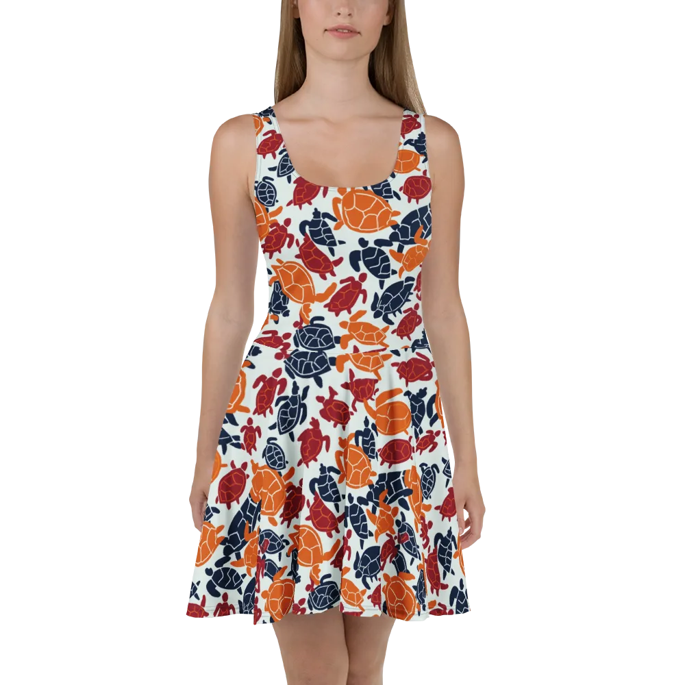 Carapace Parade on Skater Dress — Front
