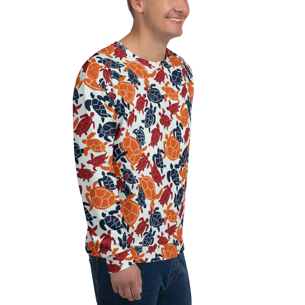 Carapace Parade on Sweatshirt — Right Front