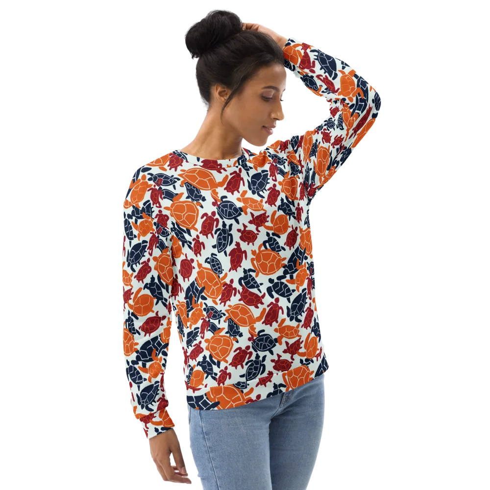Carapace Parade on Sweatshirt — Right Front