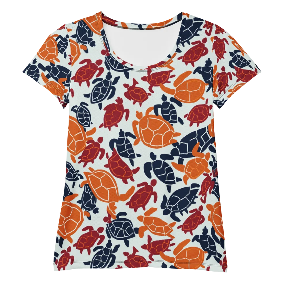 Carapace Parade on Women's Athletic T-Shirt — Front