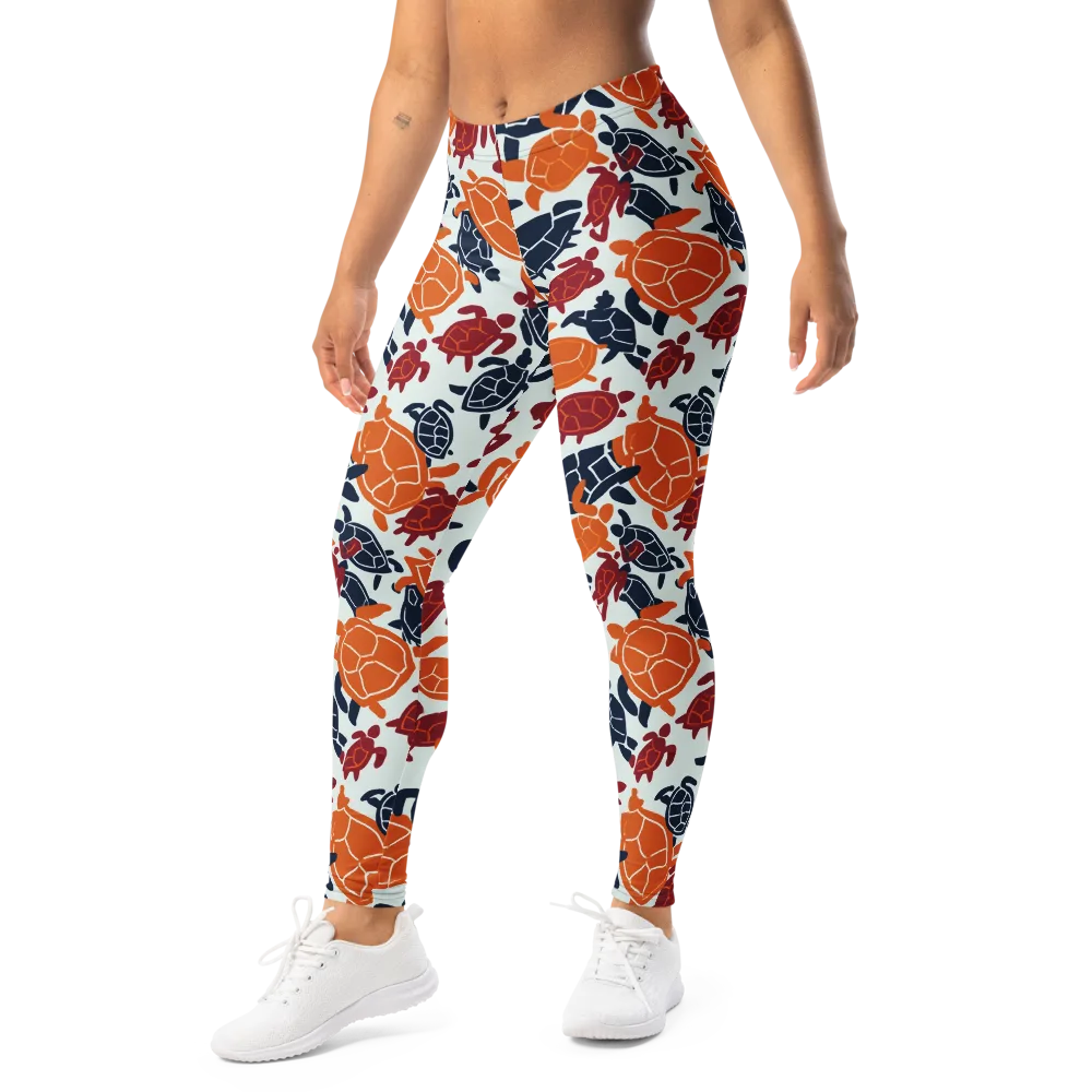 Carapace Parade on Leggings — Left Front