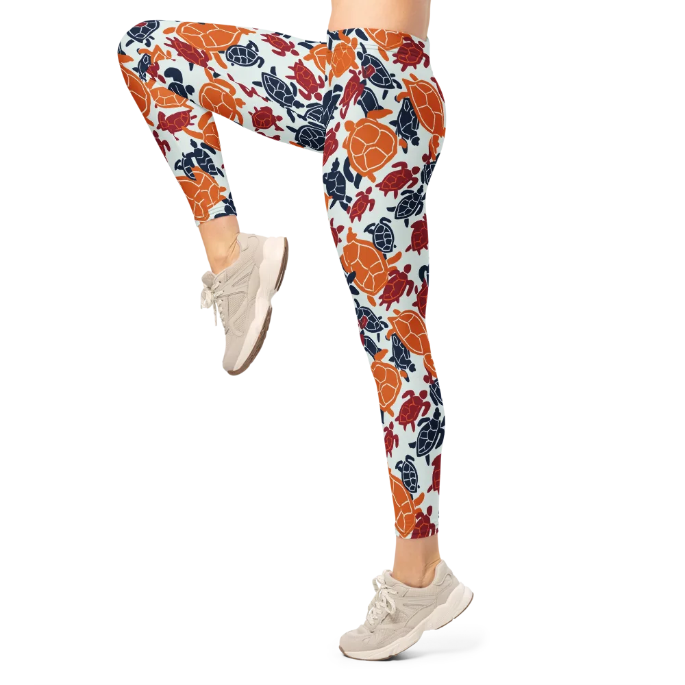 Carapace Parade on Leggings — Left