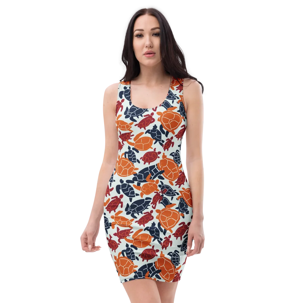 Carapace Parade on Bodycon Dress — Front