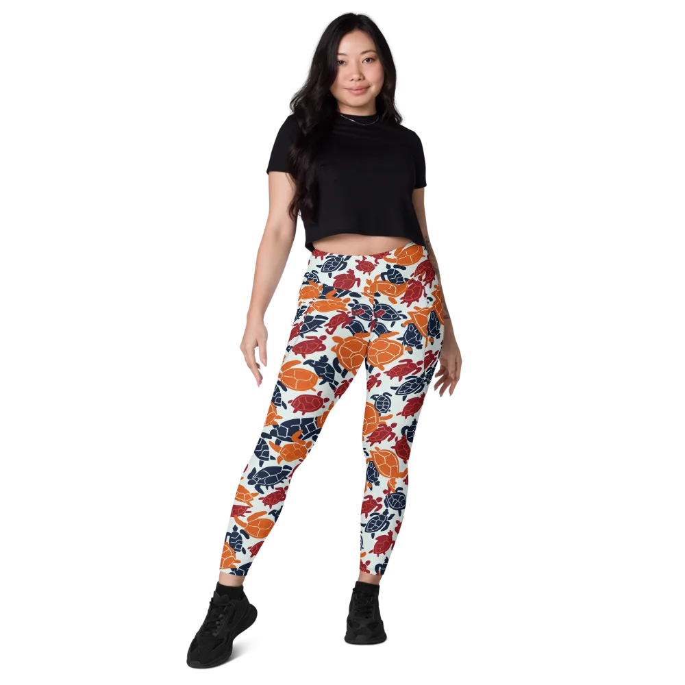 Carapace Parade on Leggings with Pockets — Front