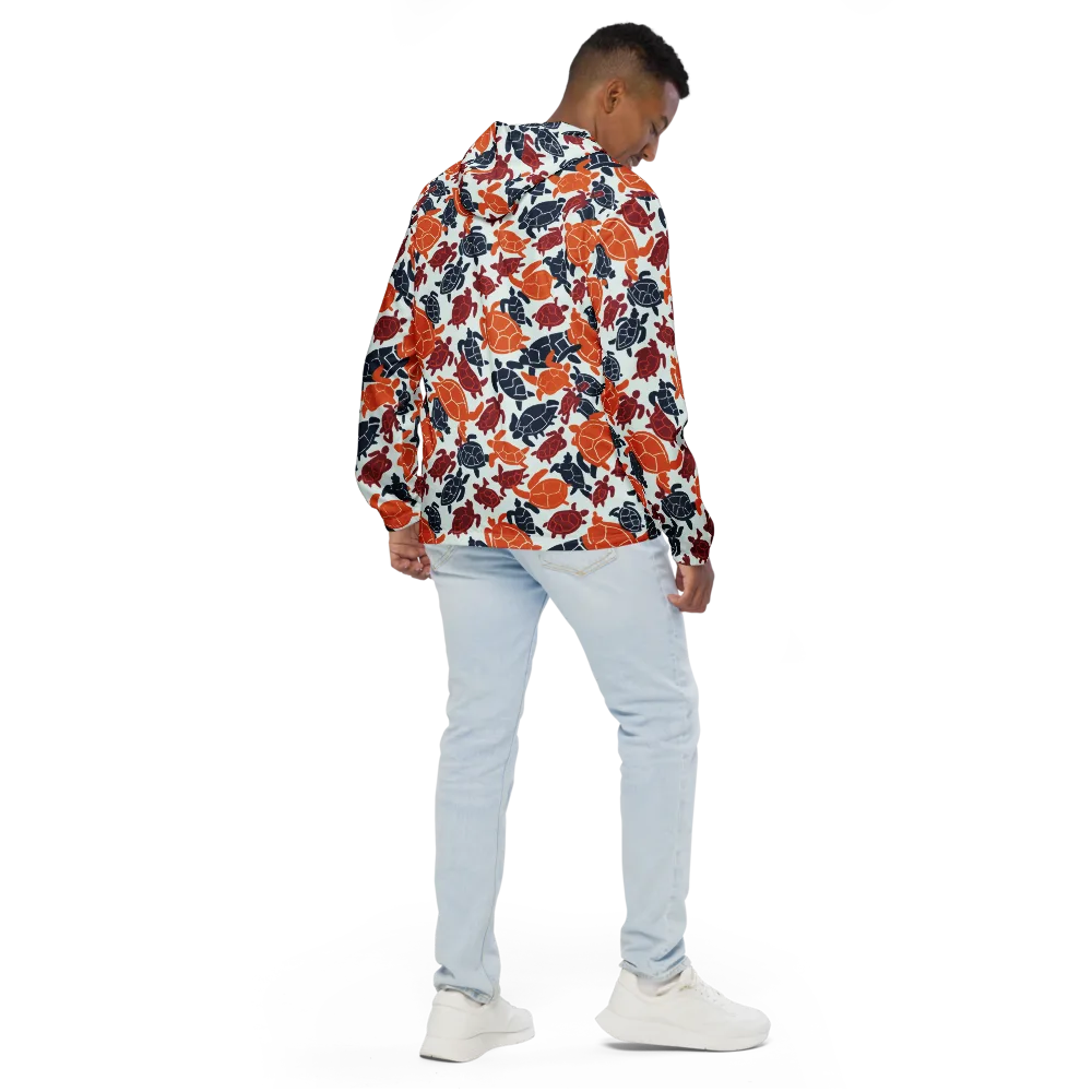 Carapace Parade on Men's Windbreaker — Back