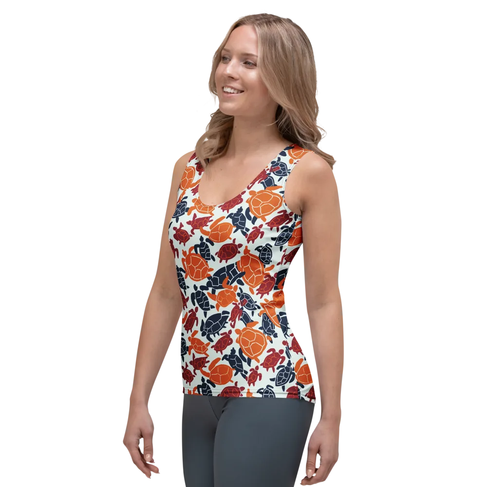 Carapace Parade on Women's Tank Top — Left Front