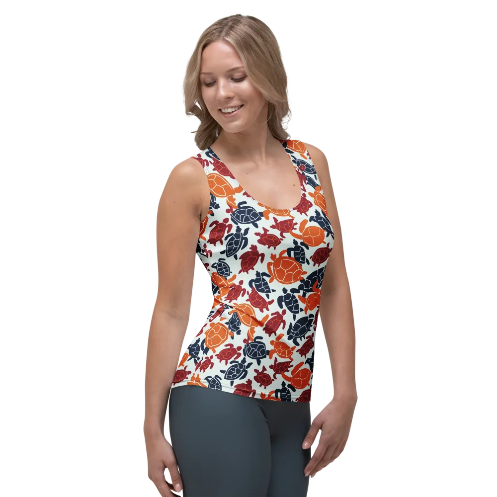 Carapace Parade on Women's Tank Top — Right Front