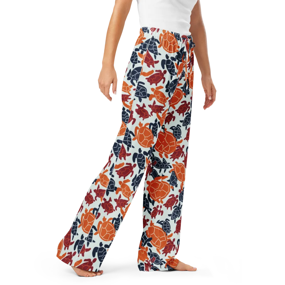 Carapace Parade on Women's Pajama Pants — Right Front