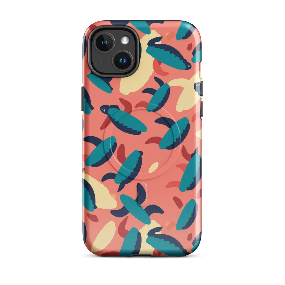 Turquoise Tides on MagSafe Tough Case for iPhone® — Front