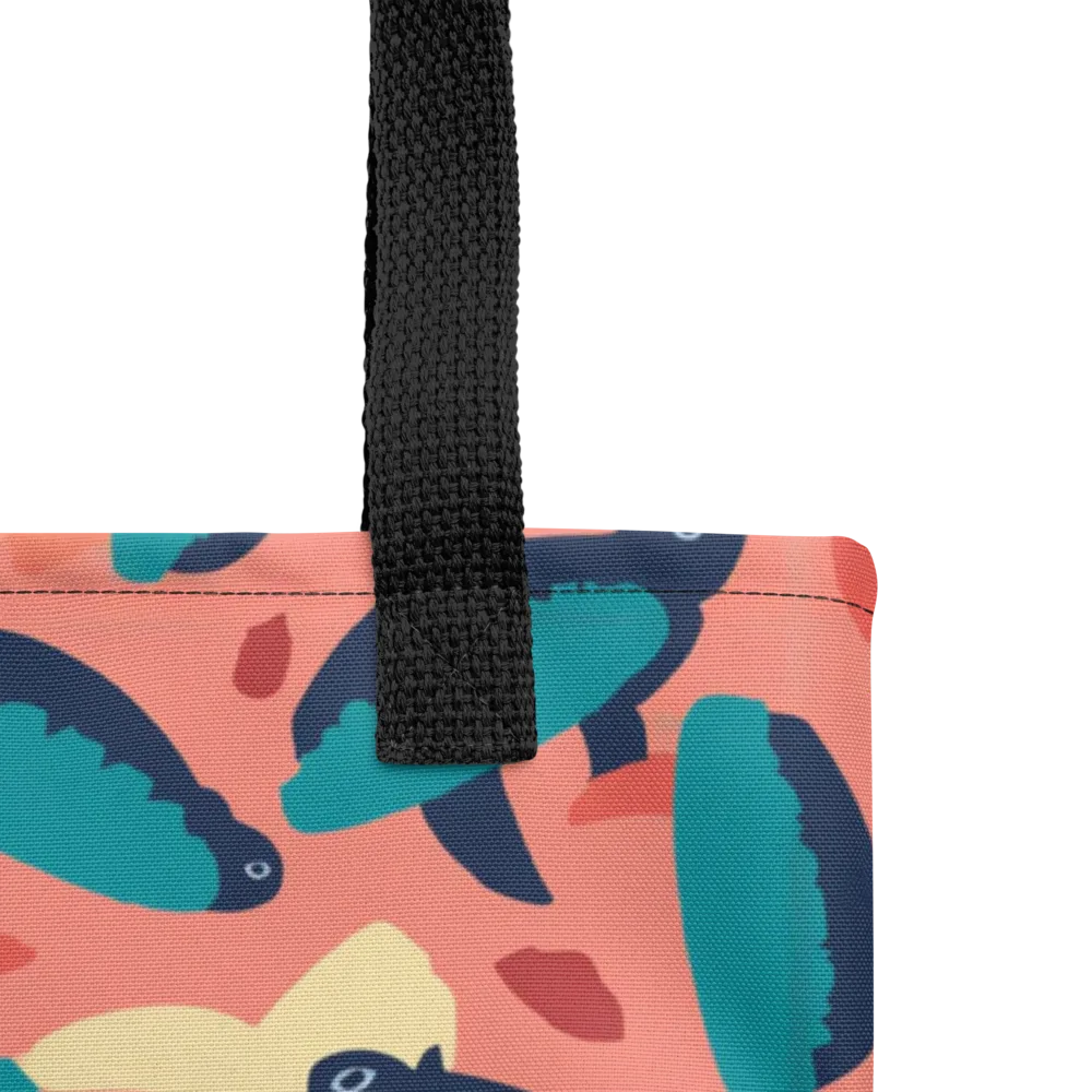 Turquoise Tides on Tote Bag — Product details