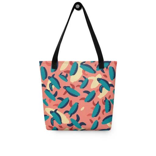 Turquoise Tides on a Tote Bag