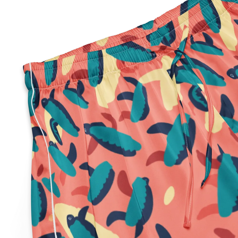 Turquoise Tides on Women's Pajama Shorts — Product details