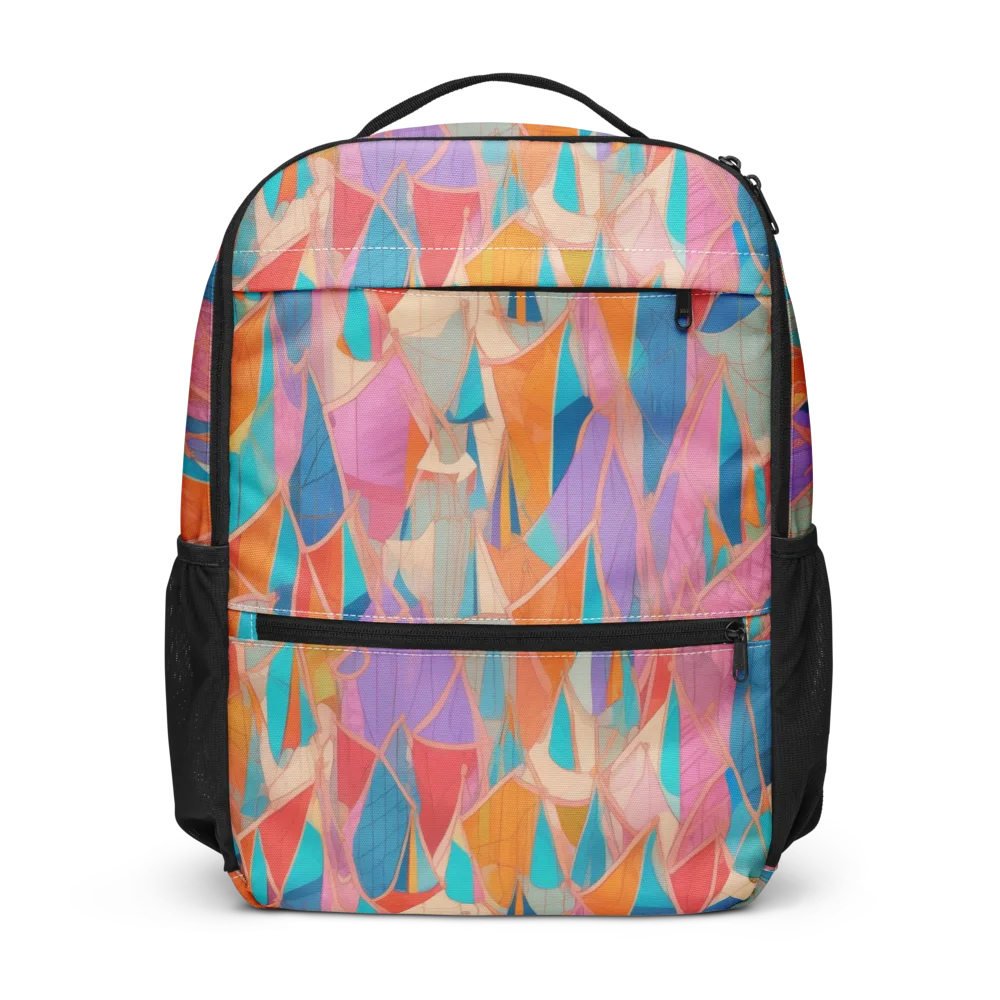 Chromatic Drapery on Utility Backpack — Front