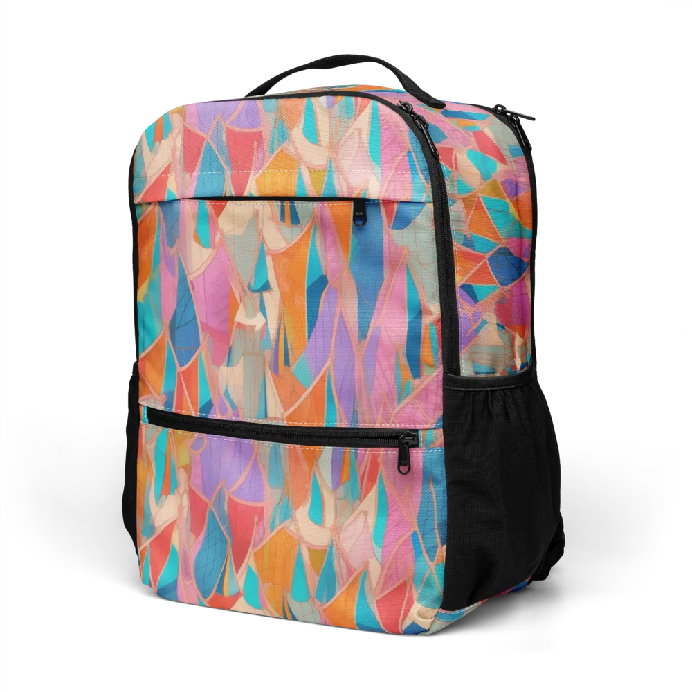 Chromatic Drapery on Utility Backpack — Left Front