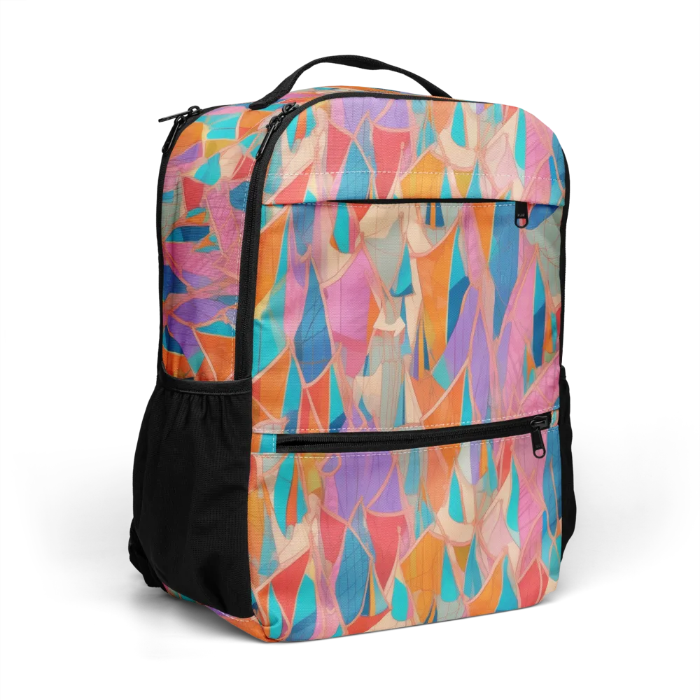 Chromatic Drapery on Utility Backpack — Right Front