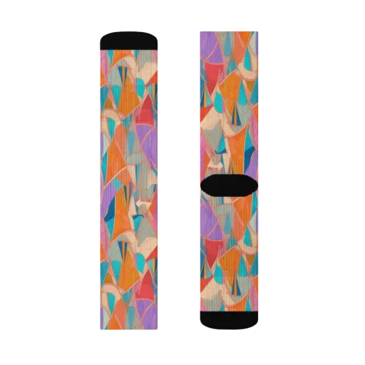 Chromatic Drapery on a Socks