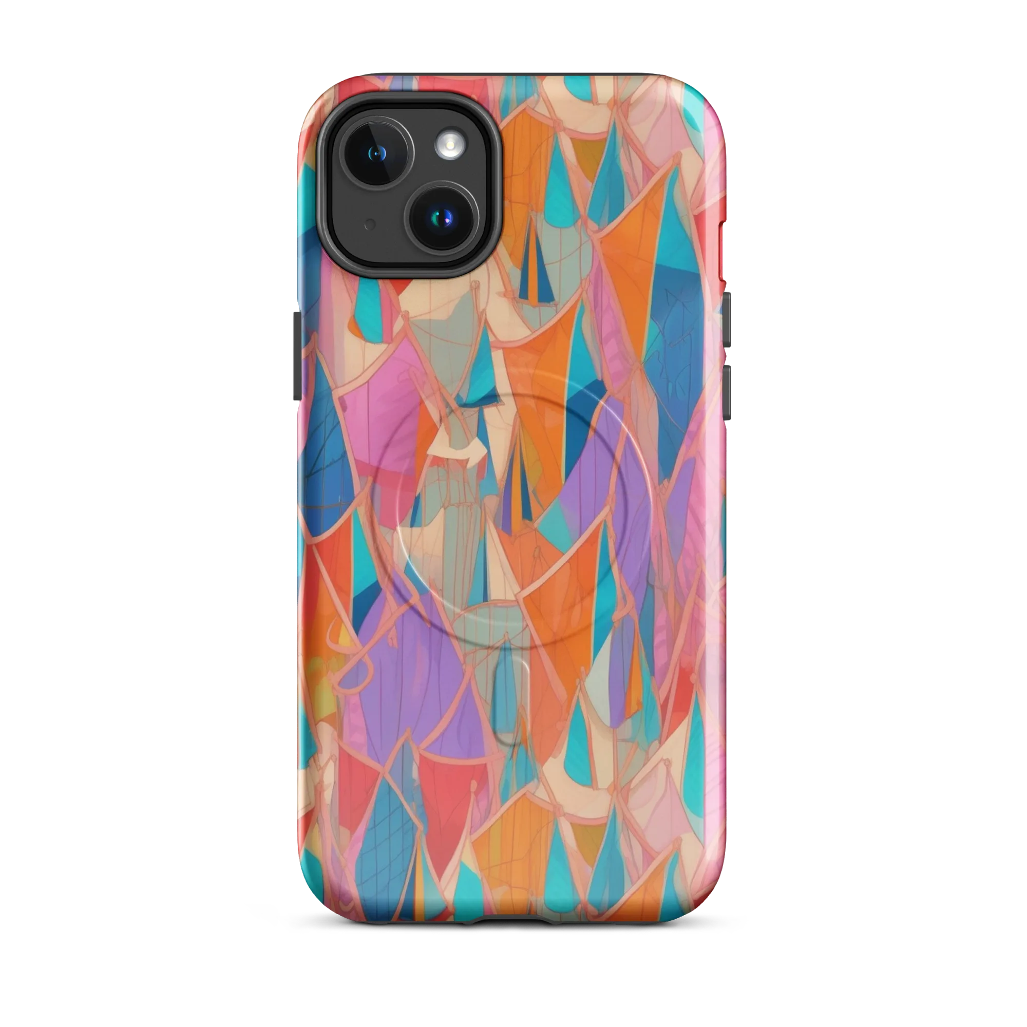 Chromatic Drapery on MagSafe Tough Case for iPhone® — Front