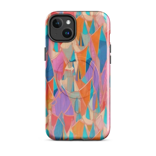 Chromatic Drapery on a MagSafe Tough Case for iPhone®