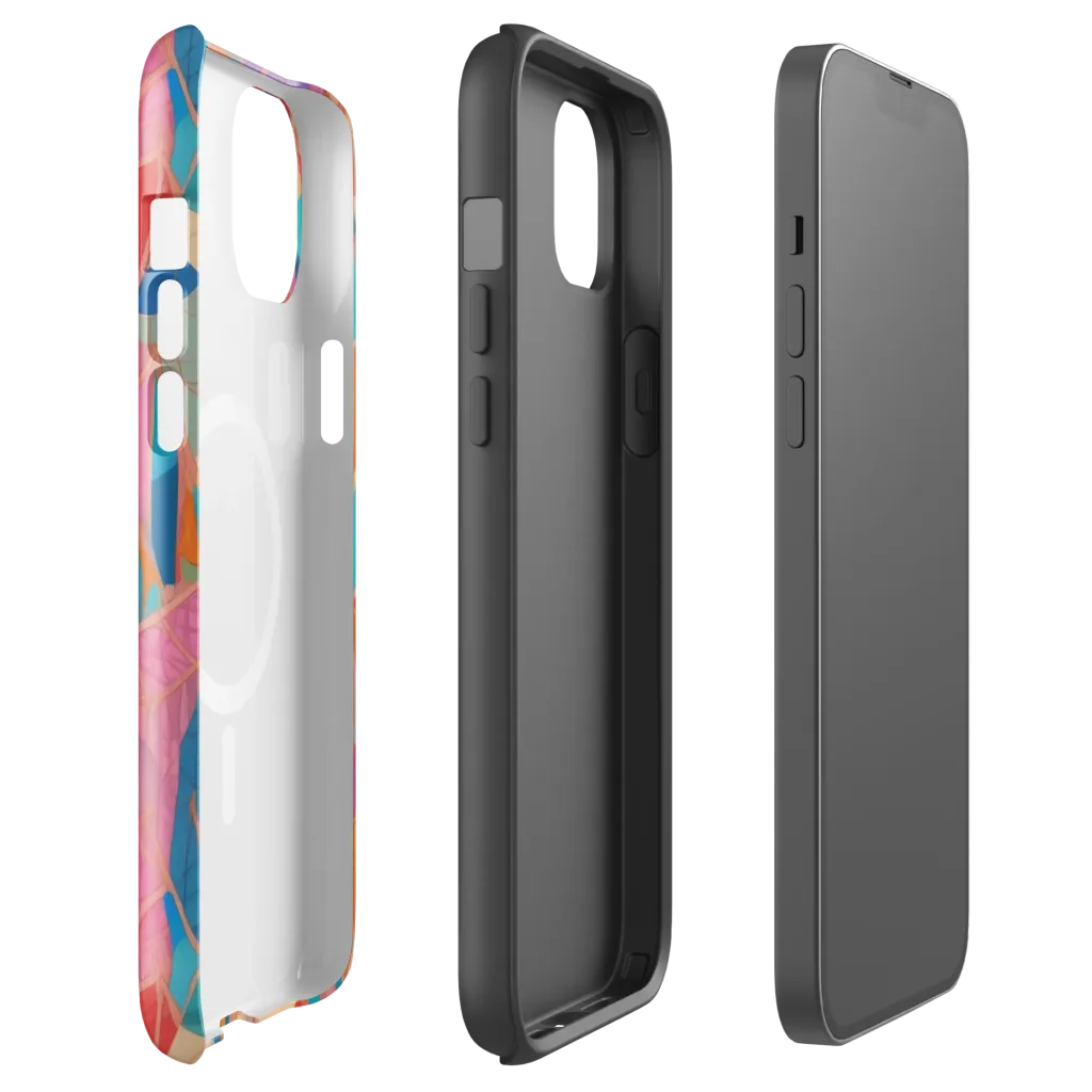 Chromatic Drapery on MagSafe Tough Case for iPhone® — Front