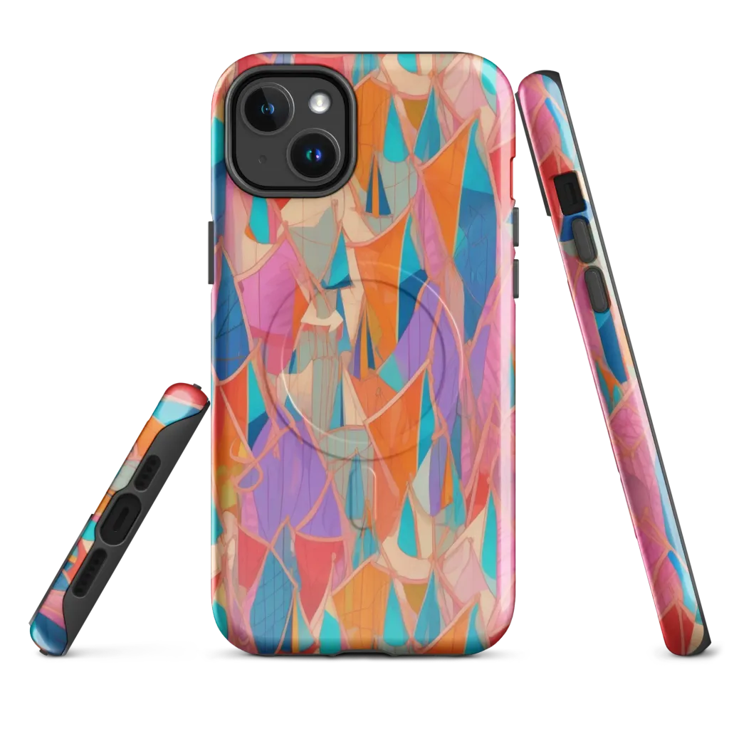 Chromatic Drapery on MagSafe Tough Case for iPhone® — Front