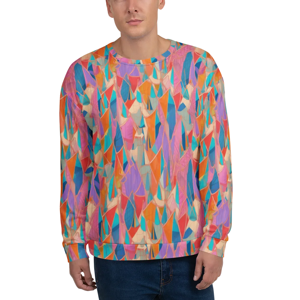 Chromatic Drapery on Sweatshirt — Front