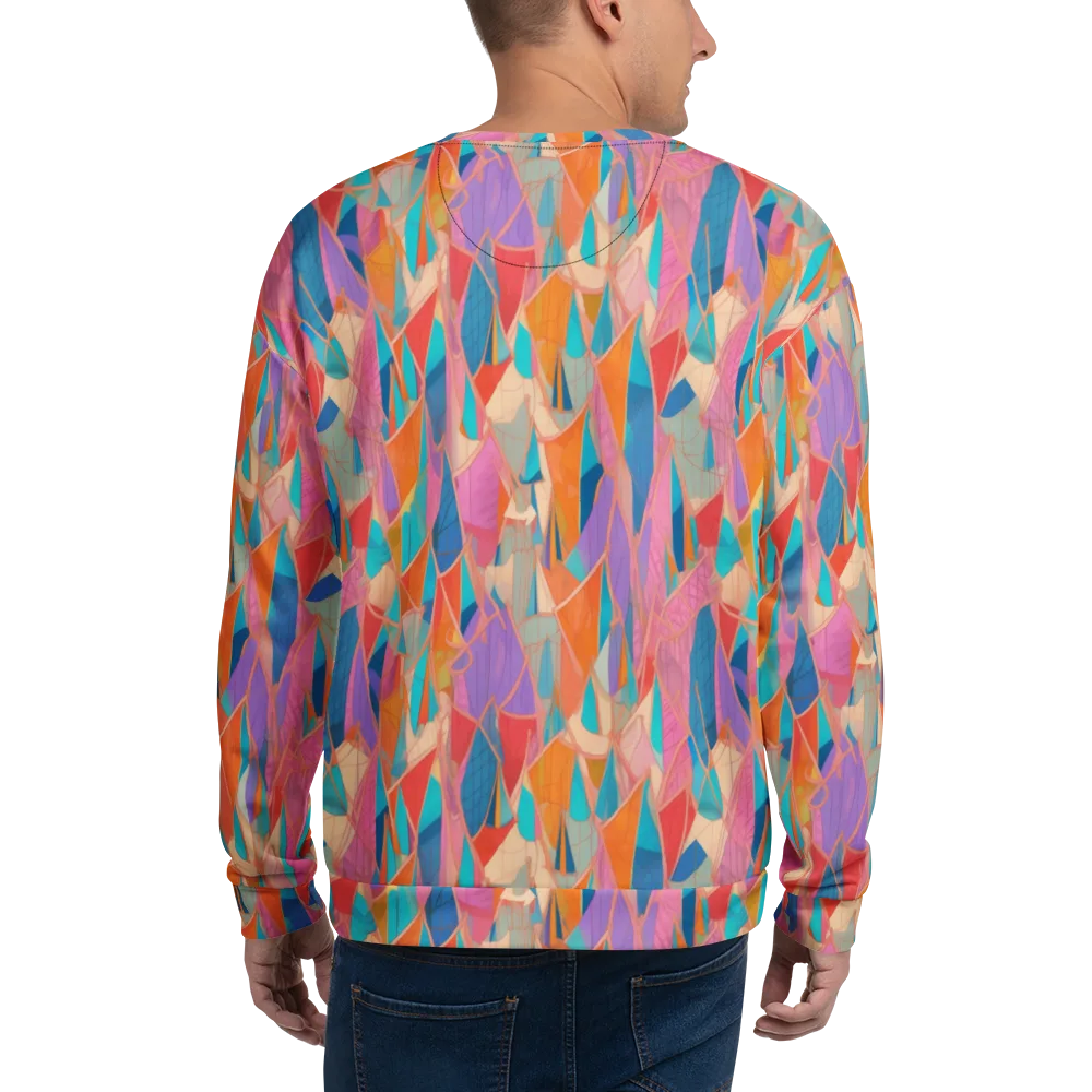 Chromatic Drapery on Sweatshirt — Back
