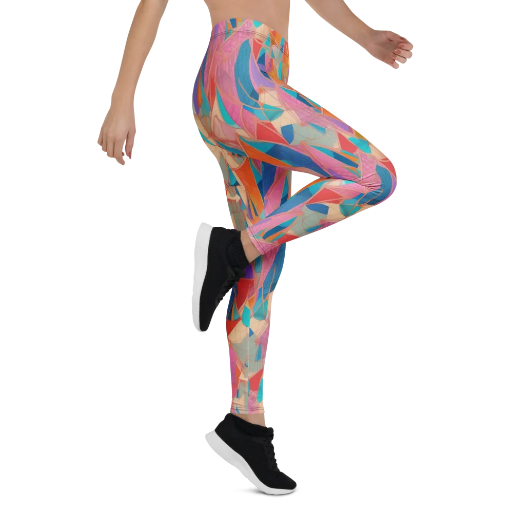Chromatic Drapery on Leggings — Right