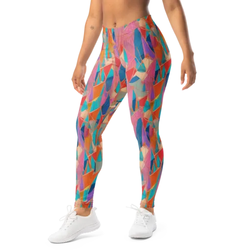 Chromatic Drapery on a Leggings