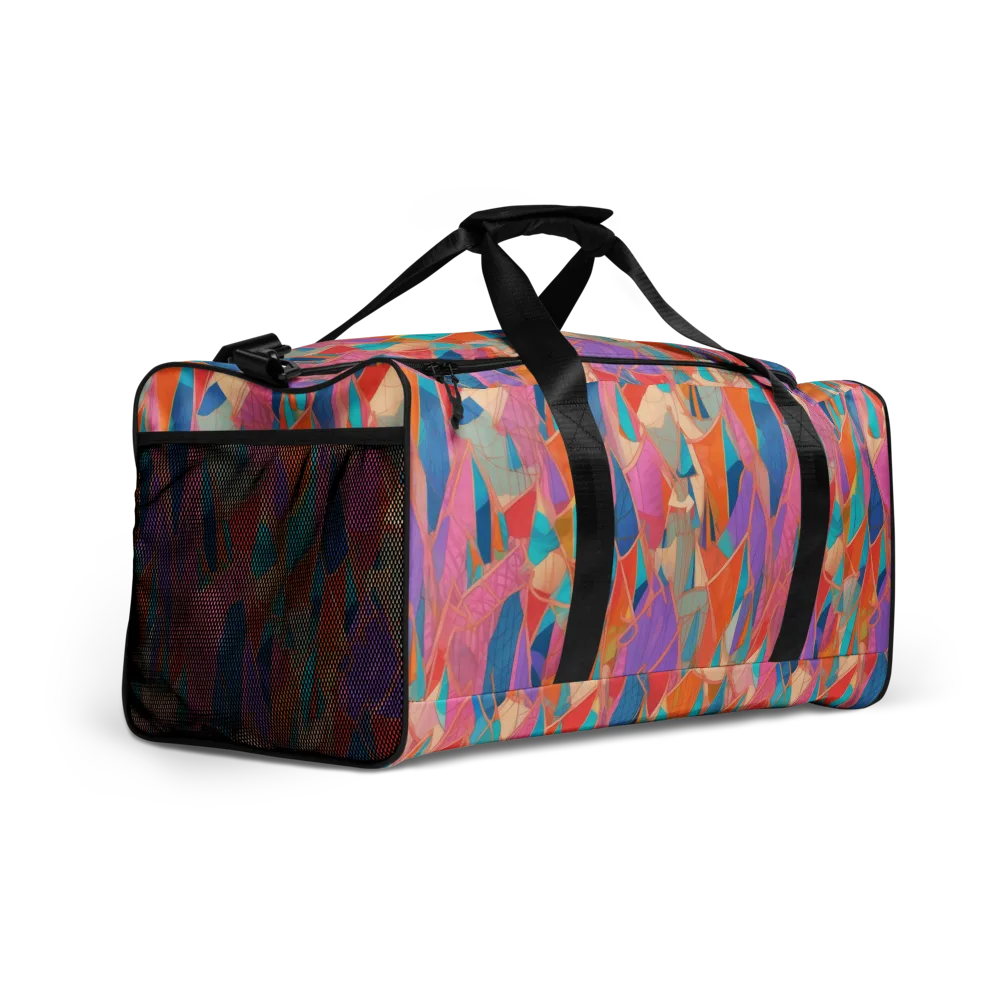 Chromatic Drapery on Duffle Bag — Right Front