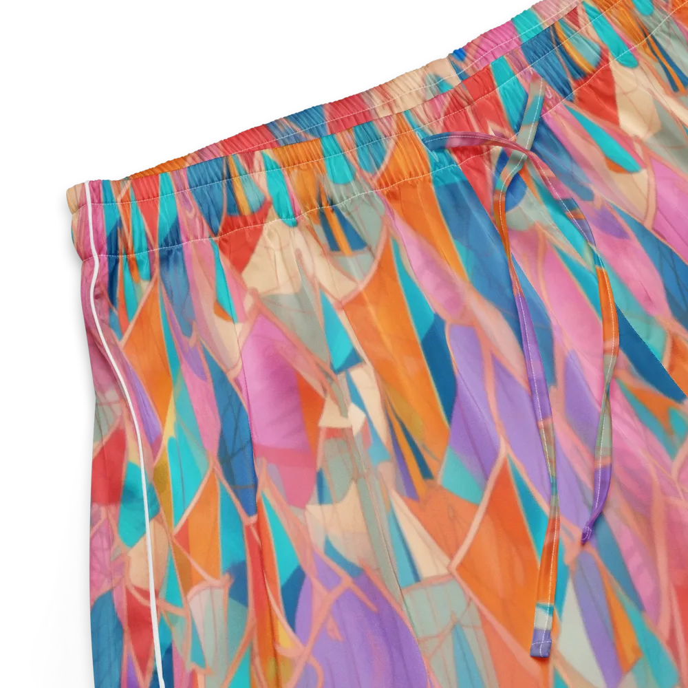 Chromatic Drapery on Women's Pajama Shorts — Product details