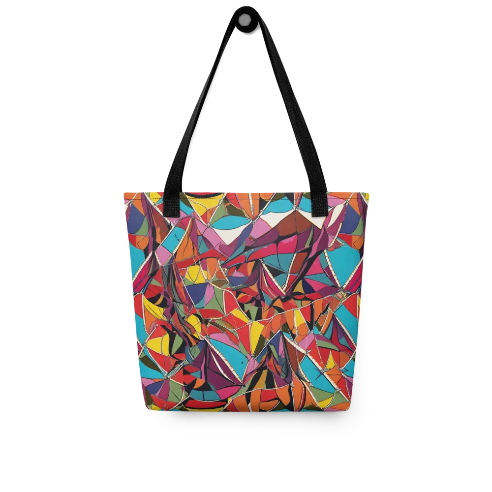 Stained Glass Static on Tote Bag — Front