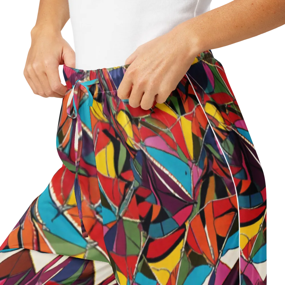 Stained Glass Static on Women's Pajama Pants — Product details