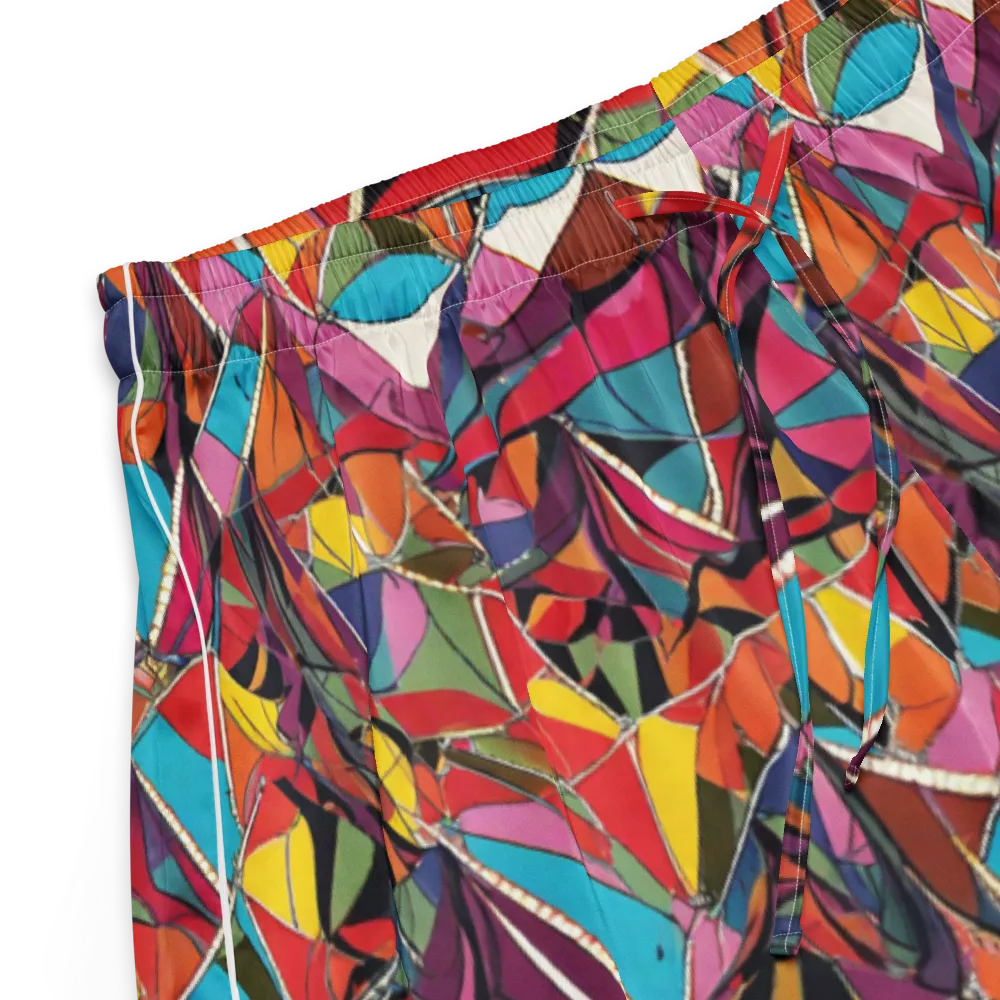 Stained Glass Static on Women's Pajama Shorts — Product details