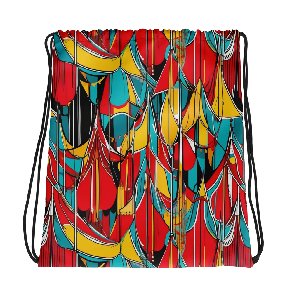Carnival Drapery on Drawstring Bag — Photo