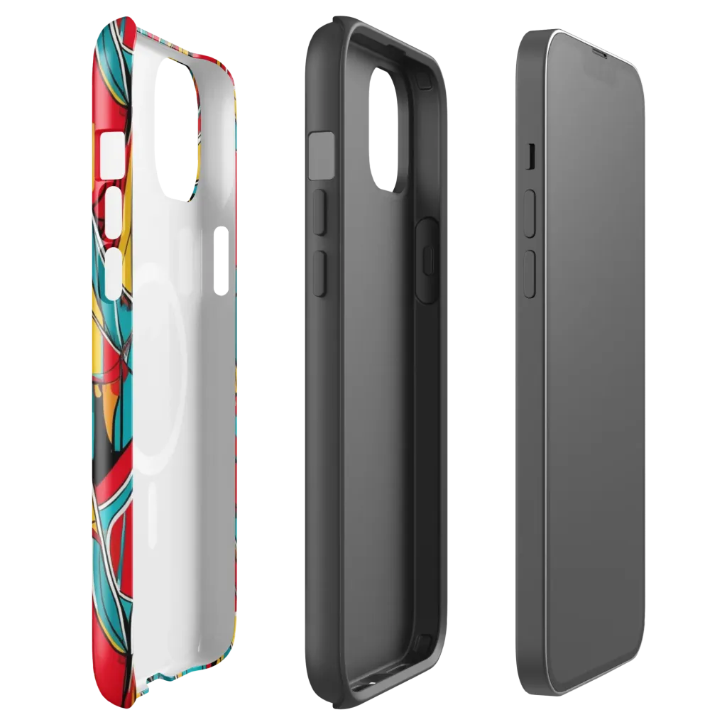 Carnival Drapery on MagSafe Tough Case for iPhone® — Front