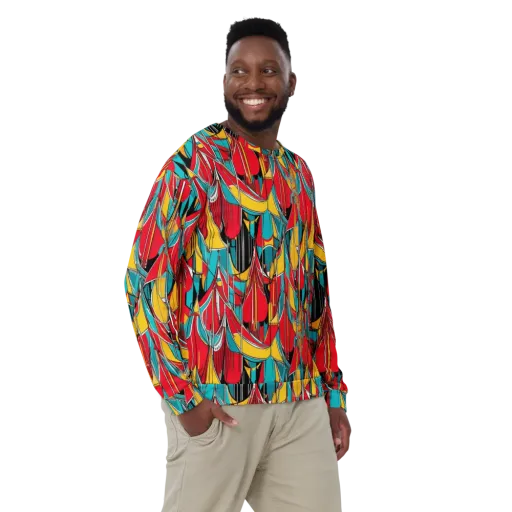 Carnival Drapery on a Sweatshirt