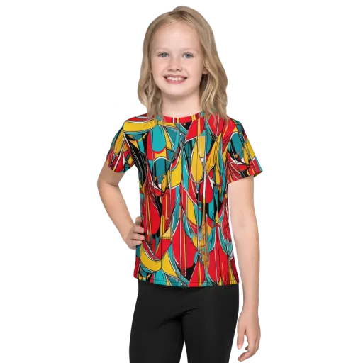 Carnival Drapery on a Kids Crew Neck T-Shirt