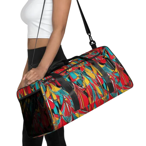 Carnival Drapery on a Duffle Bag