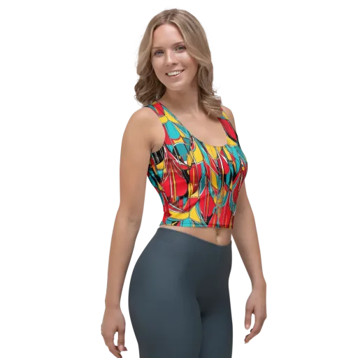 Carnival Drapery on a Crop Top