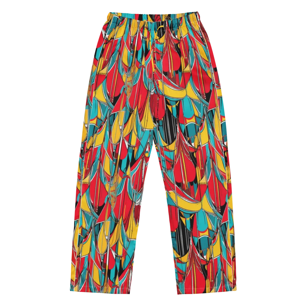 Carnival Drapery on Women's Pajama Pants — Front