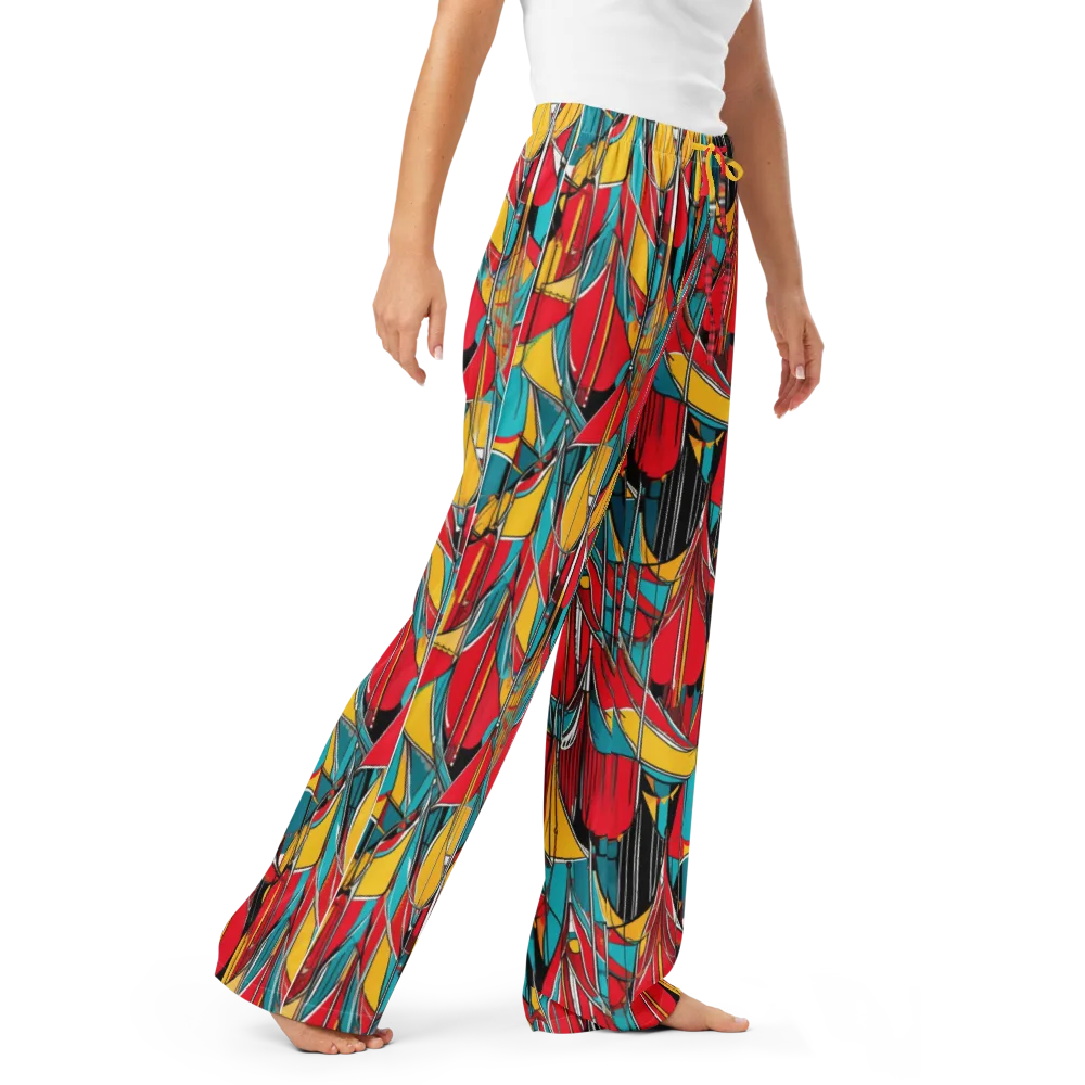 Carnival Drapery on Women's Pajama Pants — Right Front