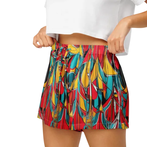 Carnival Drapery on a Women's Pajama Shorts