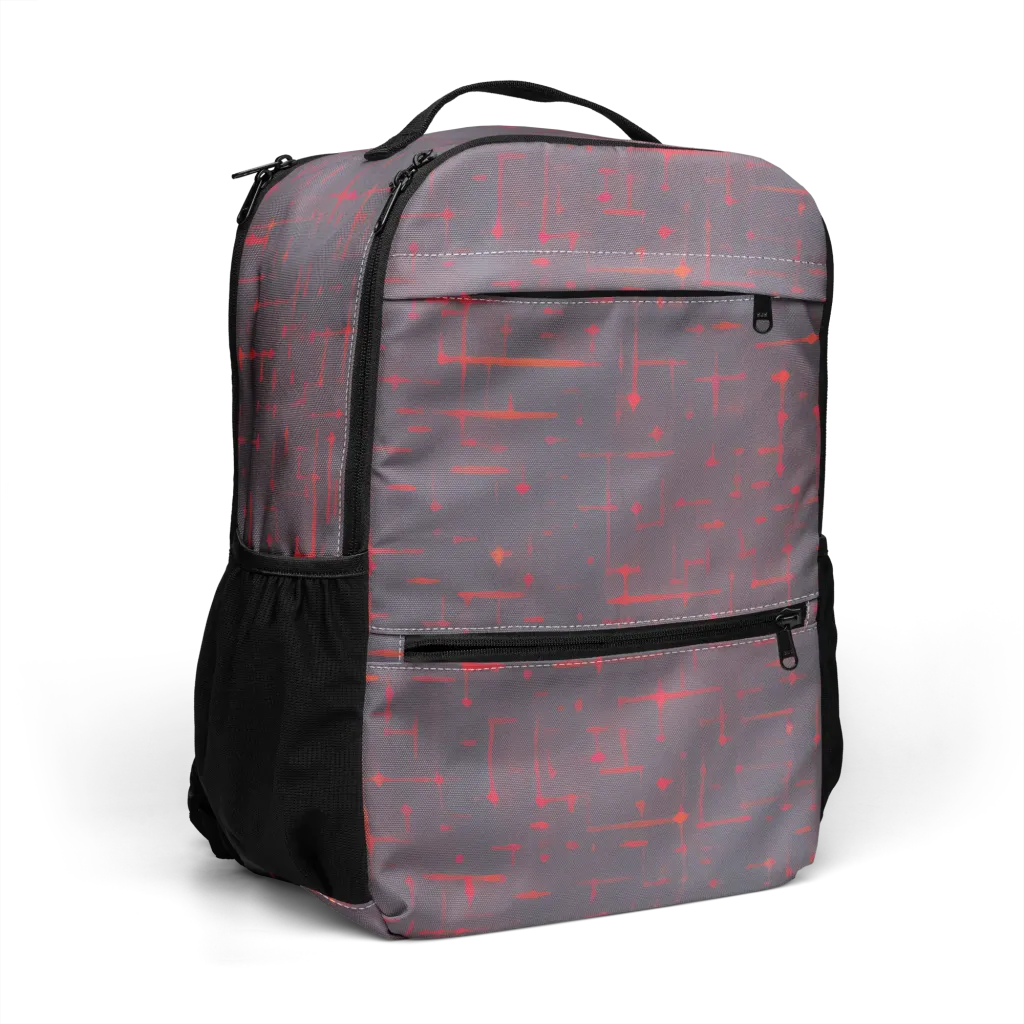 Ember Cipher on Utility Backpack — Right Front
