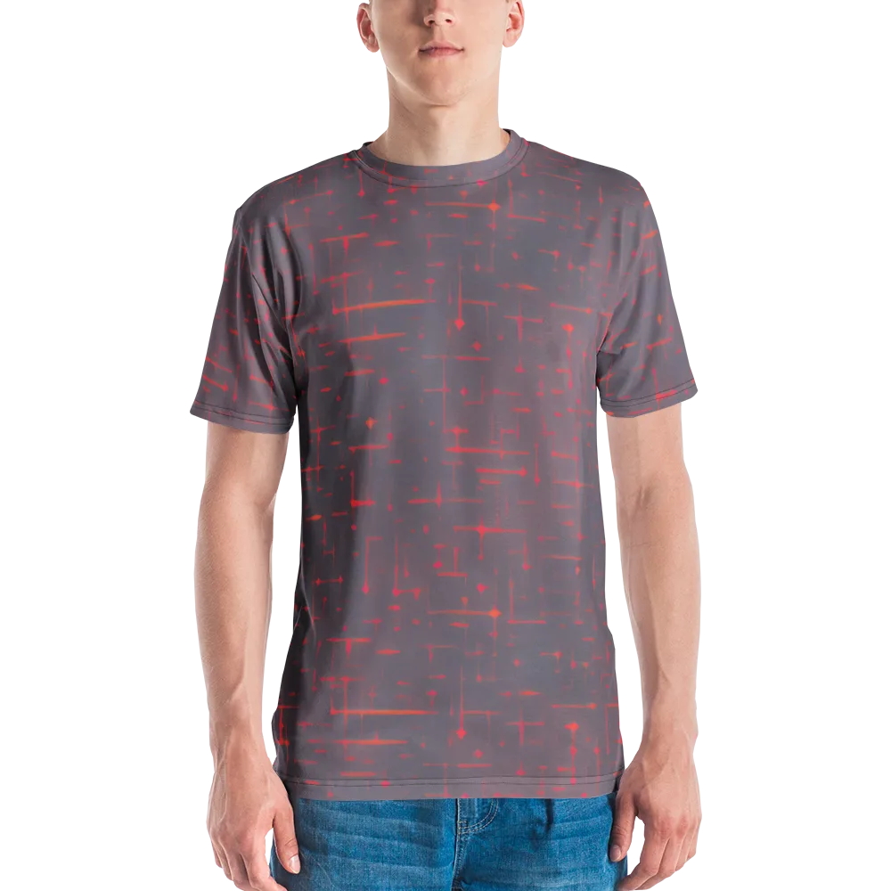 Ember Cipher on Men's Crew Neck T-Shirt — Front